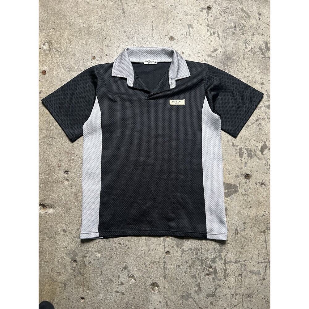 A Bathing Ape Cycles Bape Mesh Polo Collared Shirt Vintage 90s Rare S